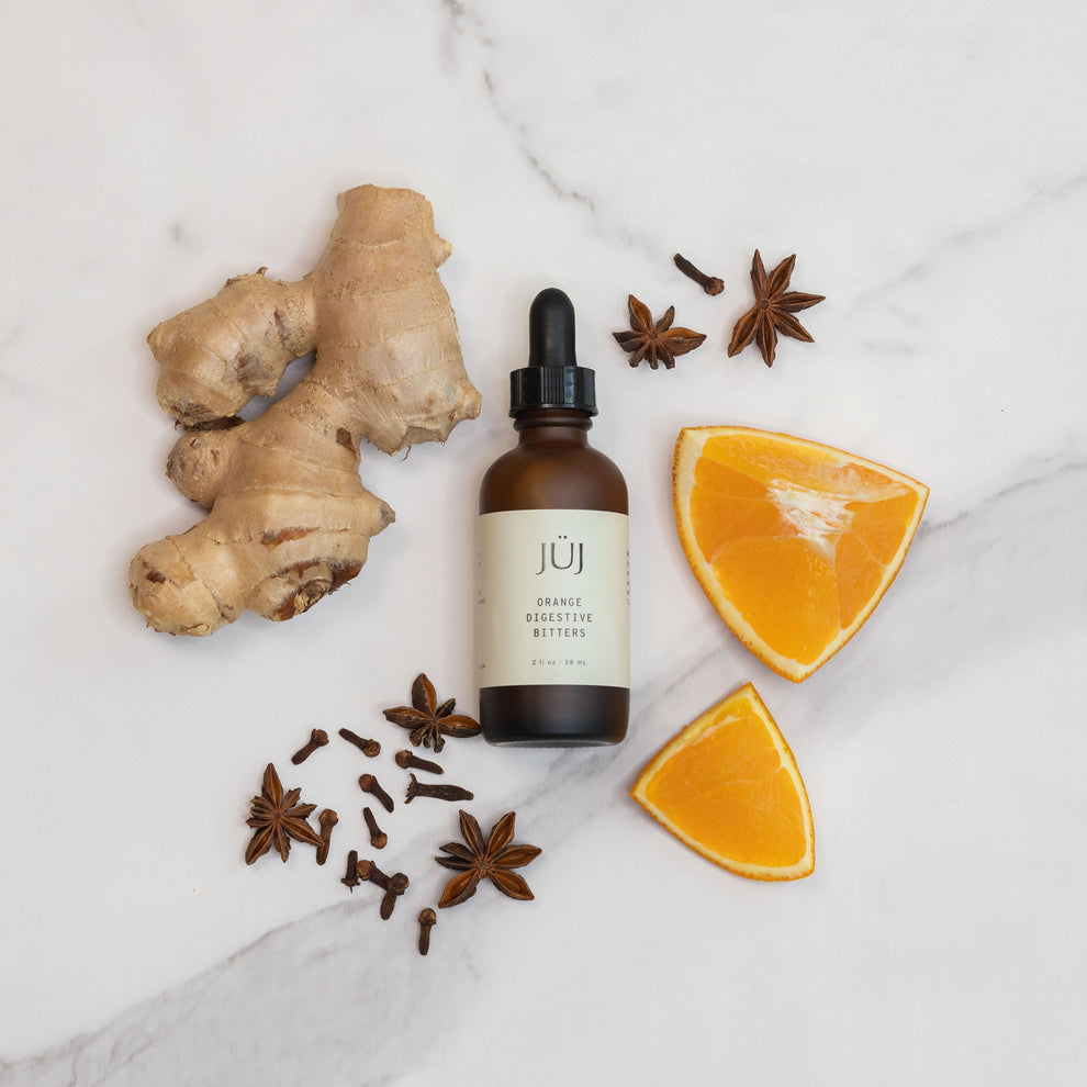 JÜJ Orange Digestive Bitters Great for acid reflux, bloating
